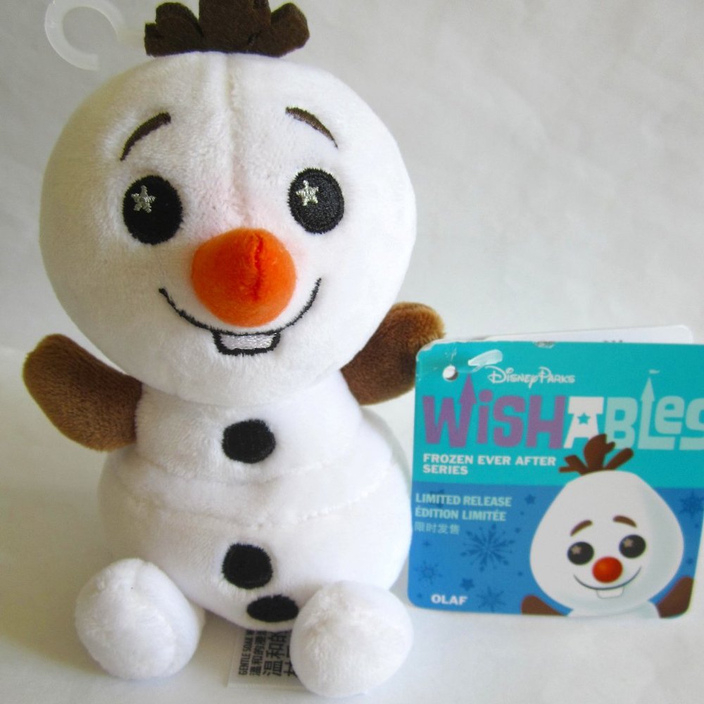 Disney Parks Olaf Frozen Ever After Series Wishables Plush